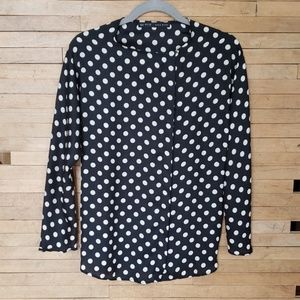 Zara polka dot blouse sz. S